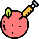 food,healthcare and medical,apple,syringe,agriculture,ecologism,gmo,genes,transgenics,gmo food
